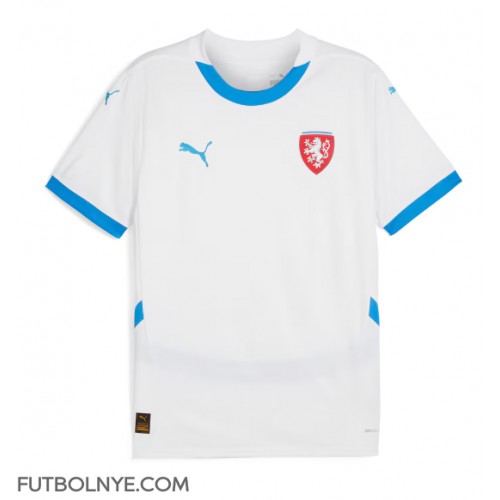 Camiseta República Checa Visitante Equipación Eurocopa 2024 manga corta